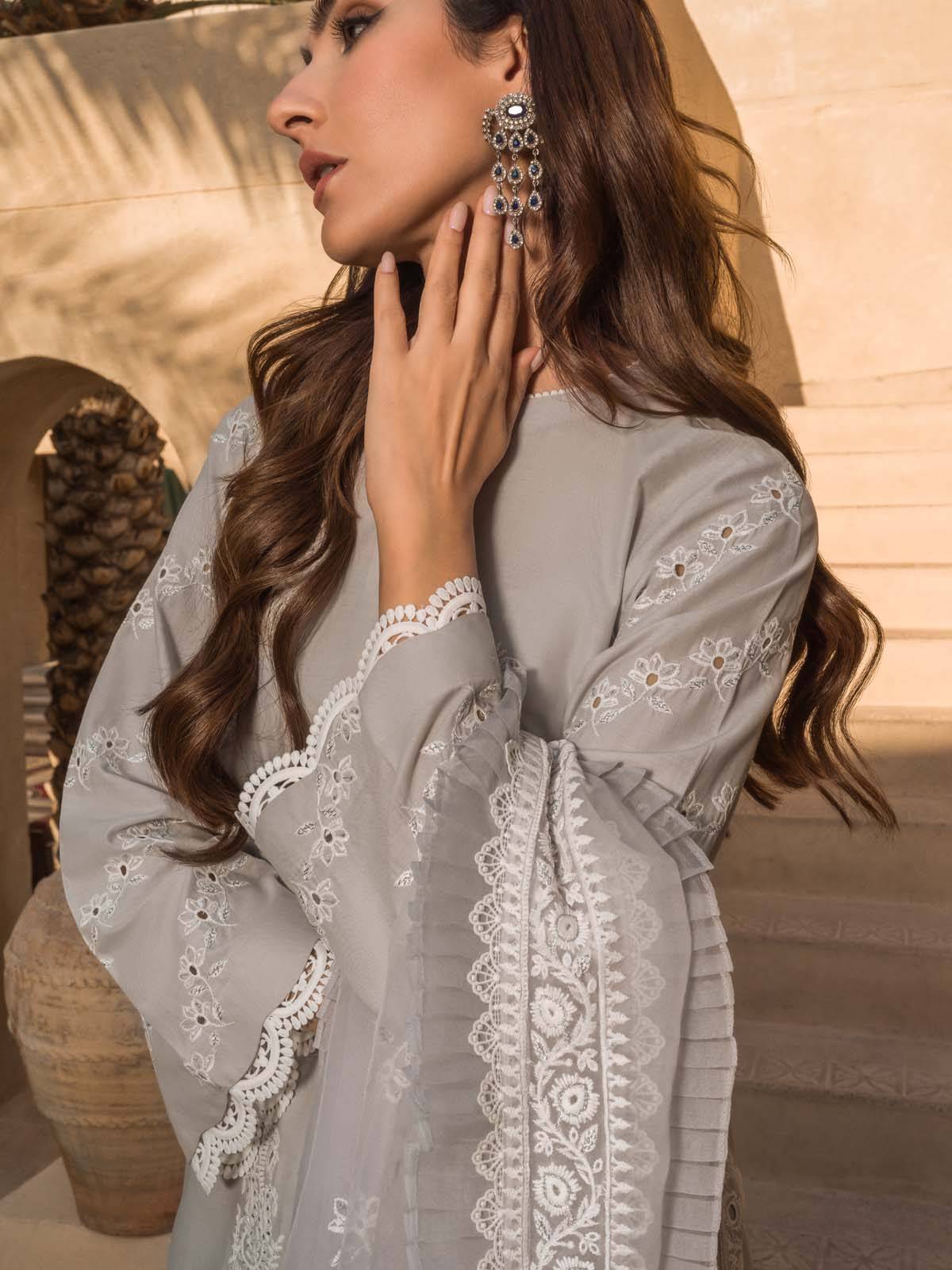Sahar | Mirage Spring Luxury 24 | Chikankari 3 Piece - Pakistani Designer Dress - by Sahar | Type: Luxury - 100% Original at Saira Sultan