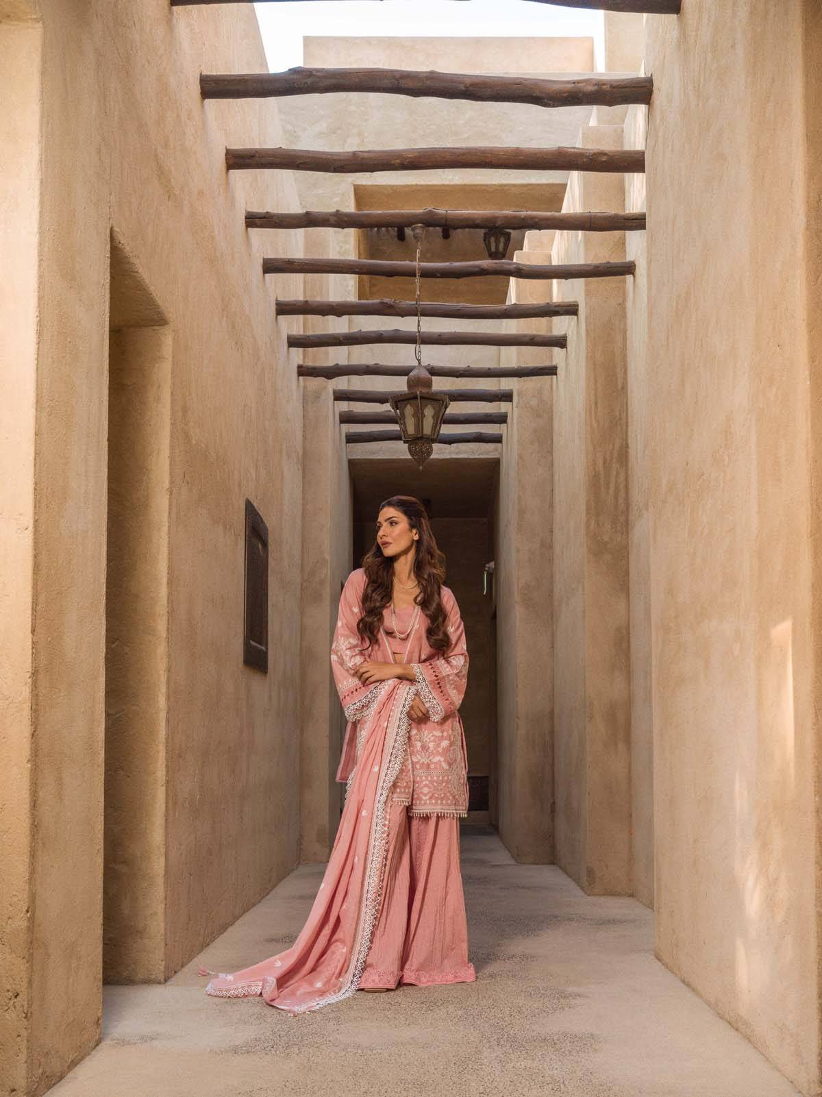 Sahar | Mirage Spring Luxury 24 | Chikankari 3 Piece - Pakistani Designer Dress - by Sahar | Type: Luxury - 100% Original at Saira Sultan