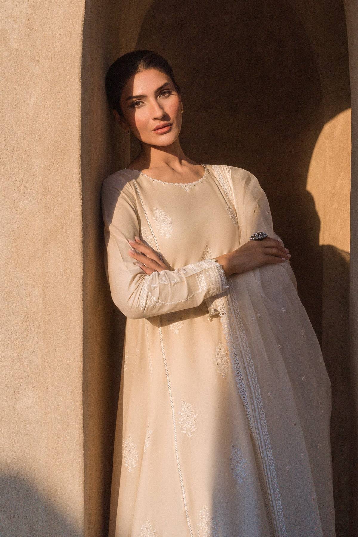 Sahar | Mirage Spring Luxury 24 | Chikankari 3 Piece - Pakistani Designer Dress - by Sahar | Type: Luxury - 100% Original at Saira Sultan