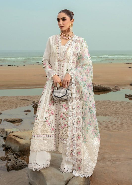 Crimson | Lawn 24 | Dove's Song - Cloud - Pakistani Designer Dress - by Crimson | Type: Luxury - 100% Original at Saira Sultan