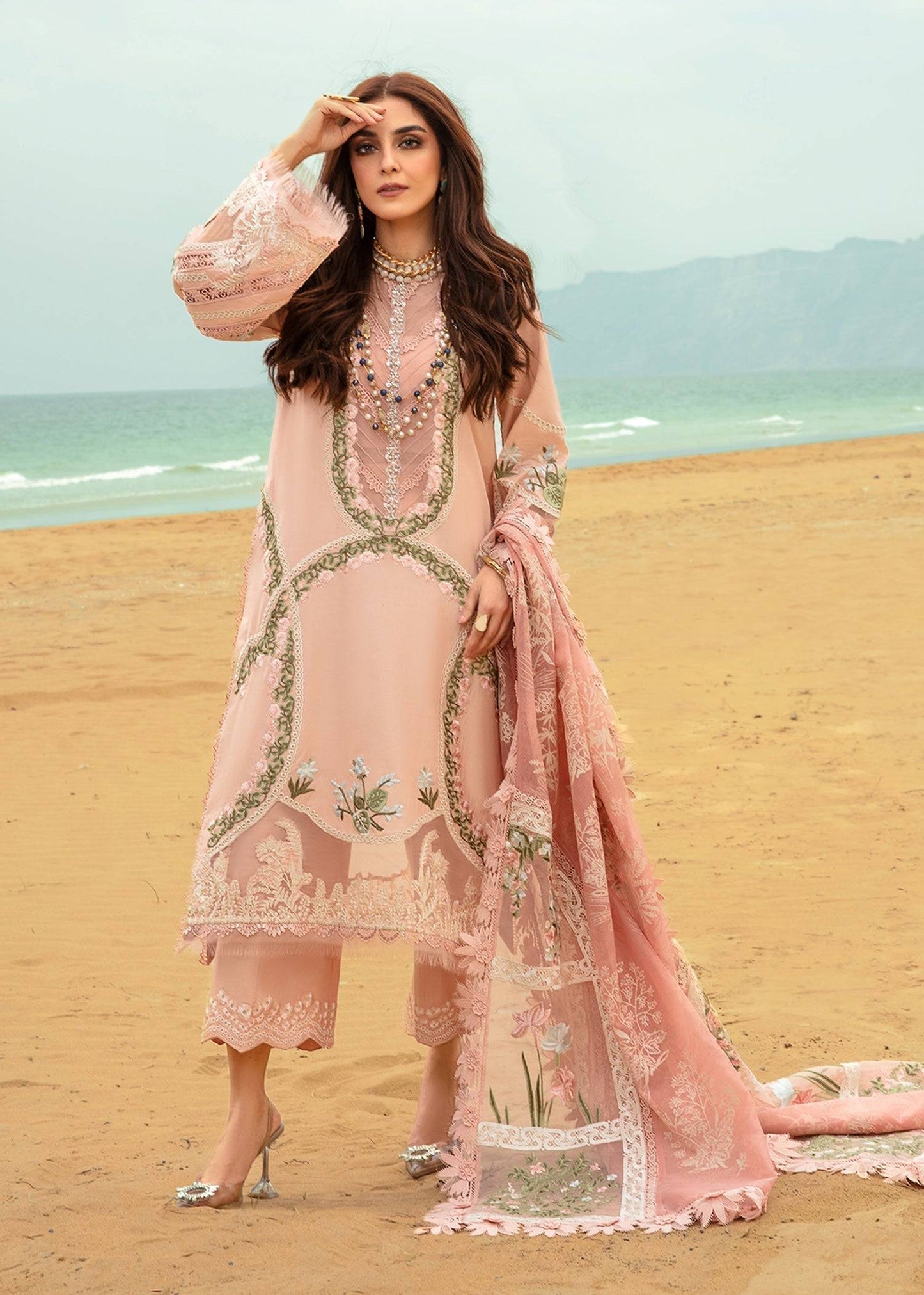 Crimson | Lawn 24 | Winds of Eden - Rose - Pakistani Designer Dress - by Crimson | Type: Luxury - 100% Original at Saira Sultan