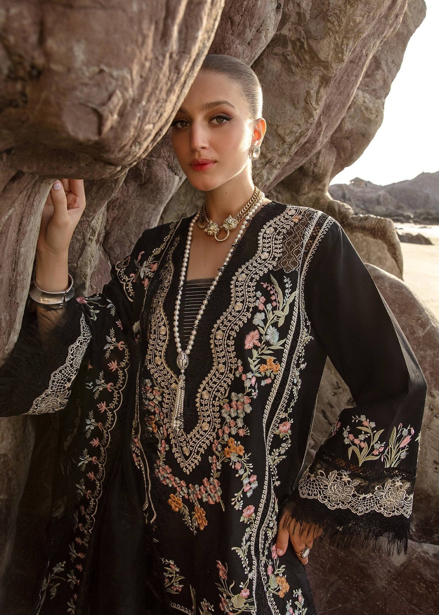 Crimson | Lawn 24 | Lolita - Onyx - Pakistani Designer Dress - by Crimson | Type: Luxury - 100% Original at Saira Sultan