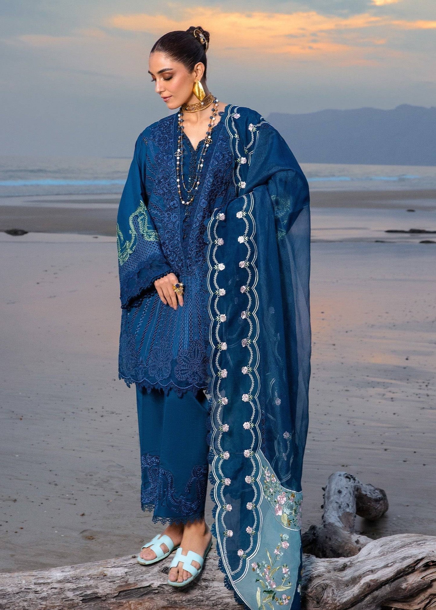 Crimson | Lawn 24 | Ulysses - Midnight - Pakistani Designer Dress - by Crimson | Type: Luxury - 100% Original at Saira Sultan