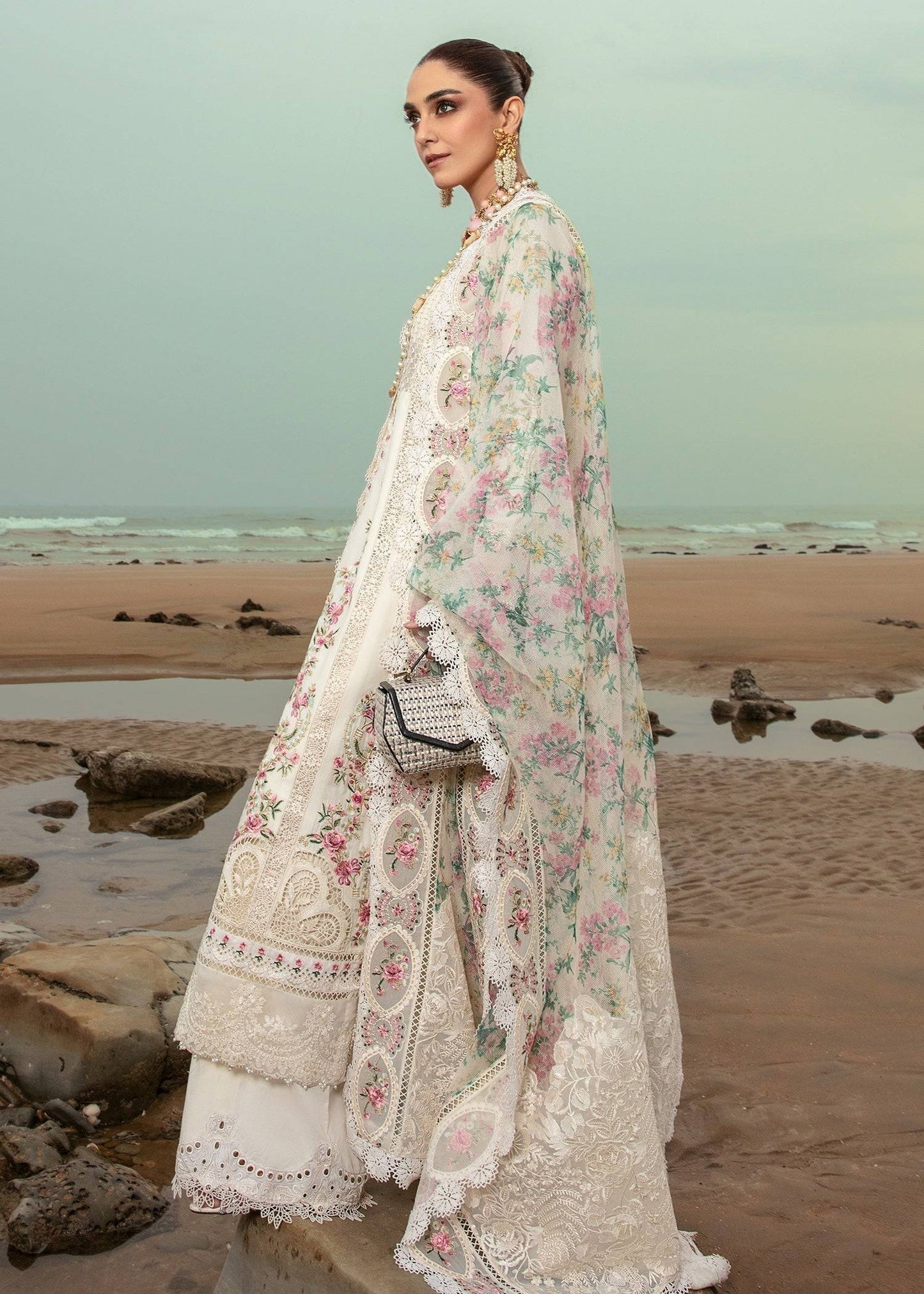 Crimson | Lawn 24 | Dove's Song - Cloud - Pakistani Designer Dress - by Crimson | Type: Luxury - 100% Original at Saira Sultan