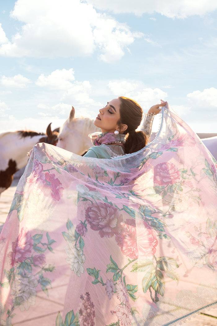 Saira Rizwan | Luxury Lawn 24 | KESHI - SRLL24-02 - Pakistani Designer Dress - by Saira Rizwan | Type: Luxury - 100% Original at Saira Sultan