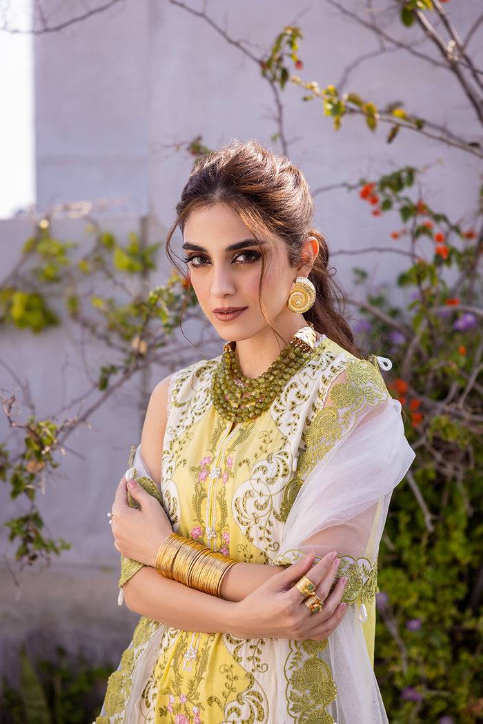 Saira Rizwan | Luxury Lawn 24 | TIFFANY - SRLL24-03 - Pakistani Designer Dress - by Saira Rizwan | Type: Luxury - 100% Original at Saira Sultan