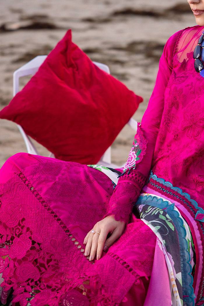 Saira Rizwan | Luxury Lawn 24 | DAMASK - SRLL24-08 - Pakistani Designer Dress - by Saira Rizwan | Type: Luxury - 100% Original at Saira Sultan