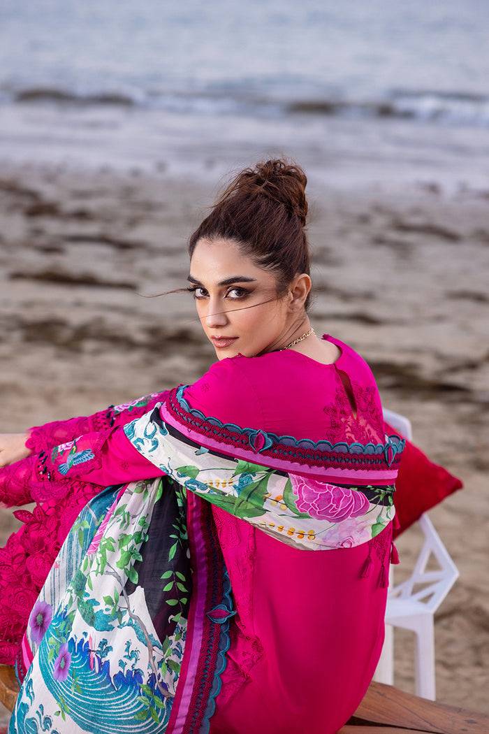 Saira Rizwan | Luxury Lawn 24 | DAMASK - SRLL24-08 - Pakistani Designer Dress - by Saira Rizwan | Type: Luxury - 100% Original at Saira Sultan