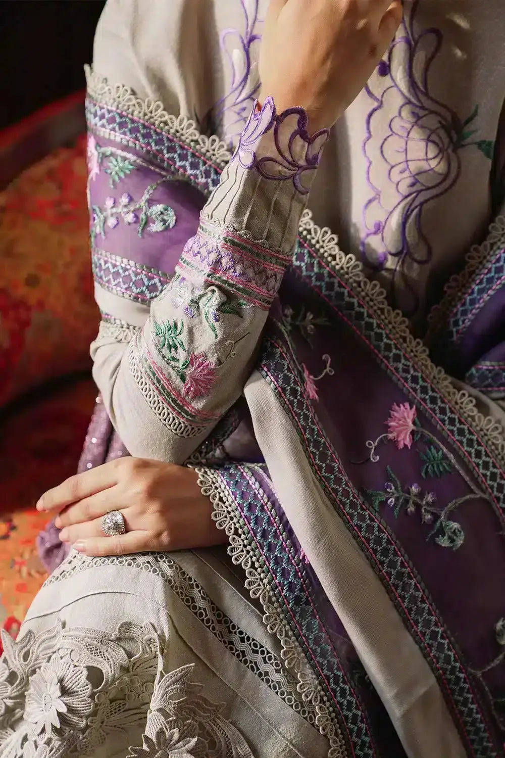Saira Rizwan | Winter 23 | ZHALAY SR-07 - Pakistani Designer Dress - by Saira Rizwan | Type: Luxury - 100% Original at Saira Sultan