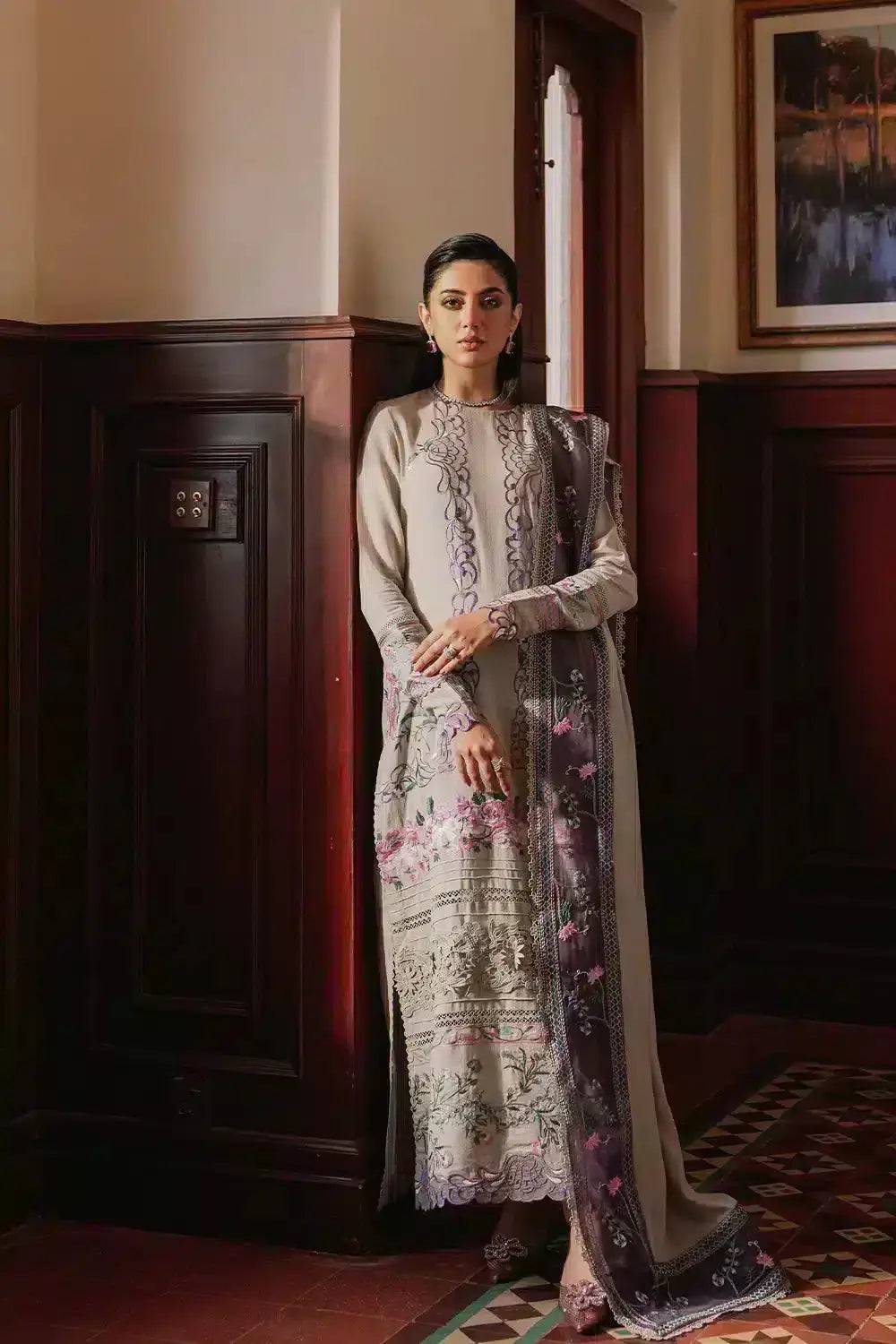 Saira Rizwan | Winter 23 | ZHALAY SR-07 - Pakistani Designer Dress - by Saira Rizwan | Type: Luxury - 100% Original at Saira Sultan