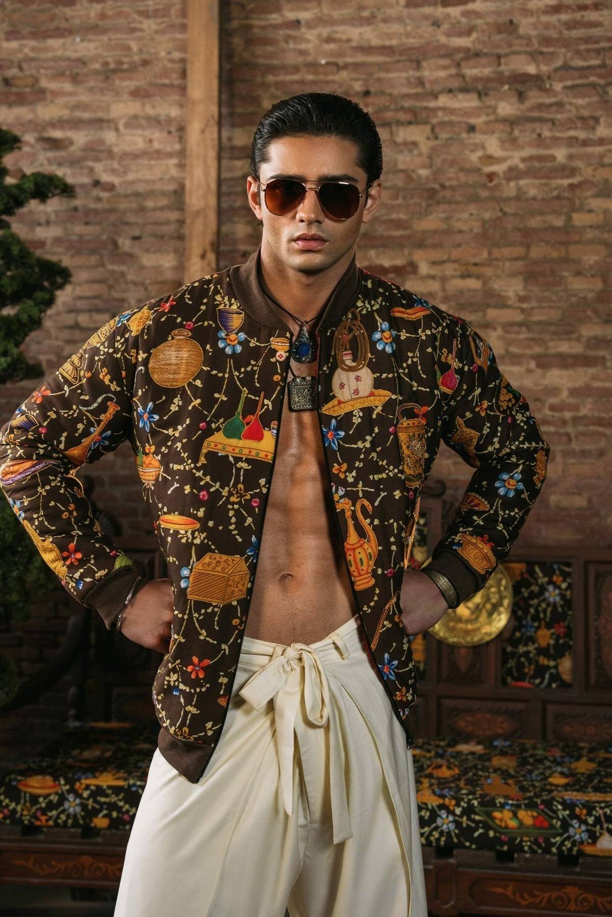 Pakistani Menswear | Samak - Pakistani Designer Dress - by Fahad Hussayn | Type: MensWear - 100% Original at Saira Sultan