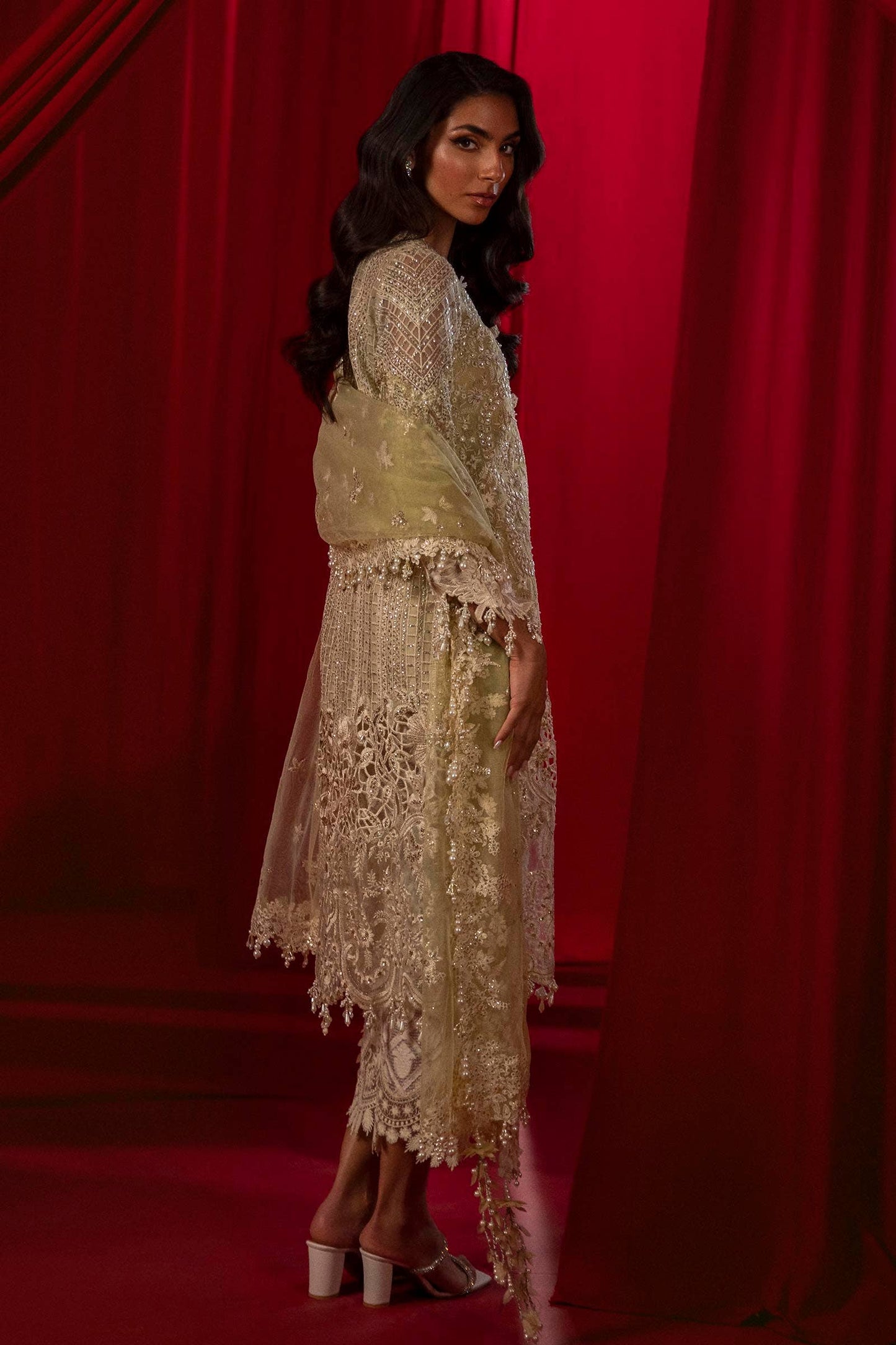 Sana Safinaz | Nura Festive 24 | N241-003-3CT - Pakistani Designer Dress - by Sana Safinaz | Type: Formal - 100% Original at Saira Sultan