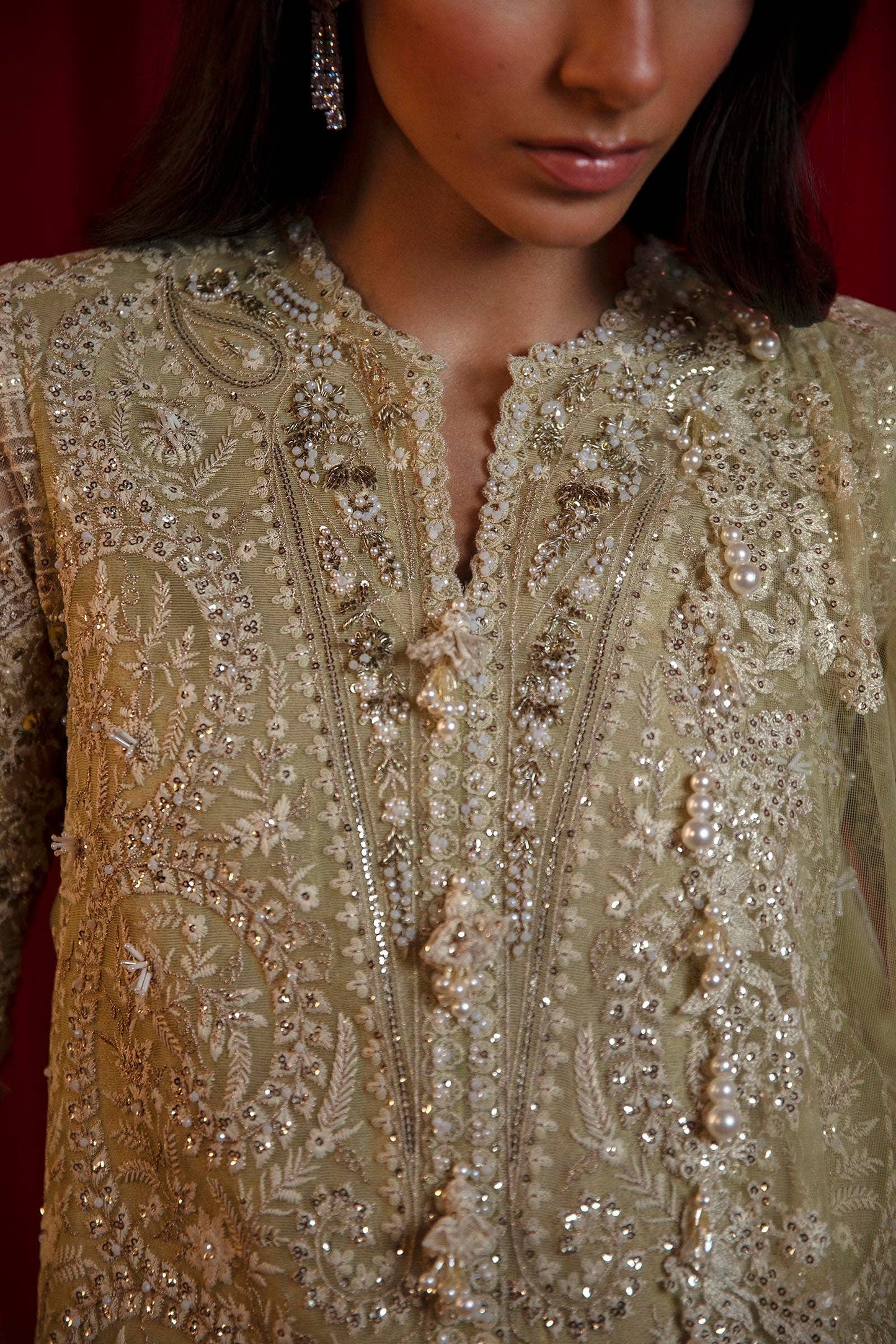 Sana Safinaz | Nura Festive 24 | N241-003-3CT - Pakistani Designer Dress - by Sana Safinaz | Type: Formal - 100% Original at Saira Sultan