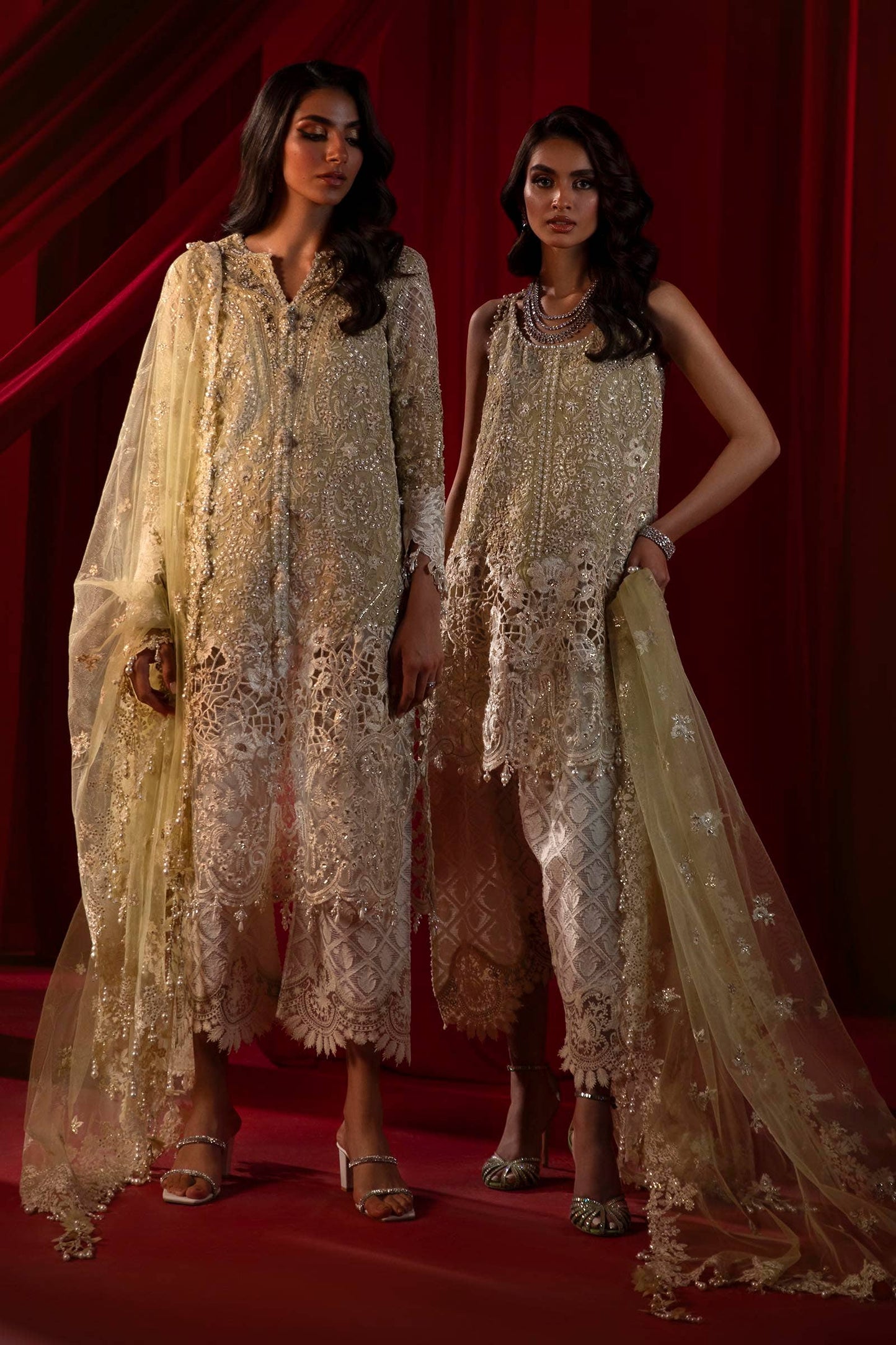 Sana Safinaz | Nura Festive 24 | N241-003-3CT - Pakistani Designer Dress - by Sana Safinaz | Type: Formal - 100% Original at Saira Sultan