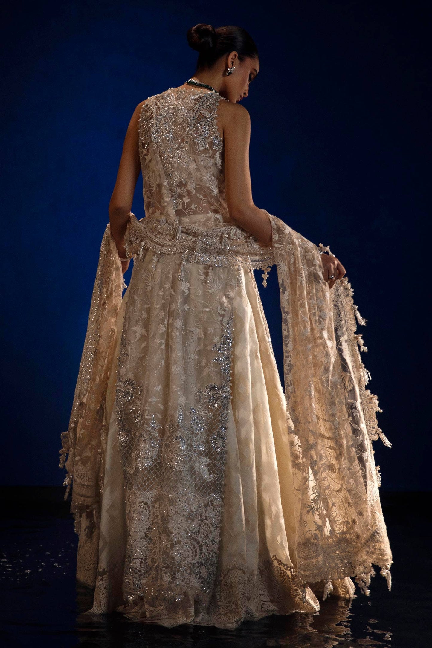 Sana Safinaz | Nura Festive 24 | N241-001-3CT - Pakistani Designer Dress - by Sana Safinaz | Type: Formal - 100% Original at Saira Sultan