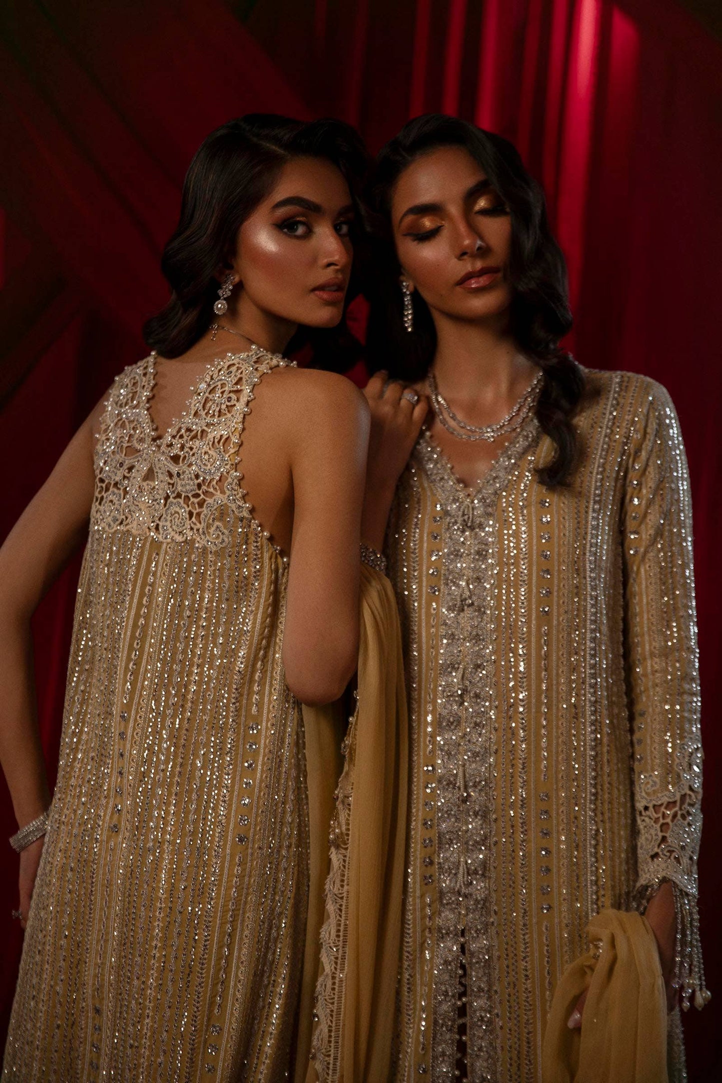 Sana Safinaz | Nura Festive 24 | N241-008-3CJ - Pakistani Designer Dress - by Sana Safinaz | Type: Bridal - 100% Original at Saira Sultan