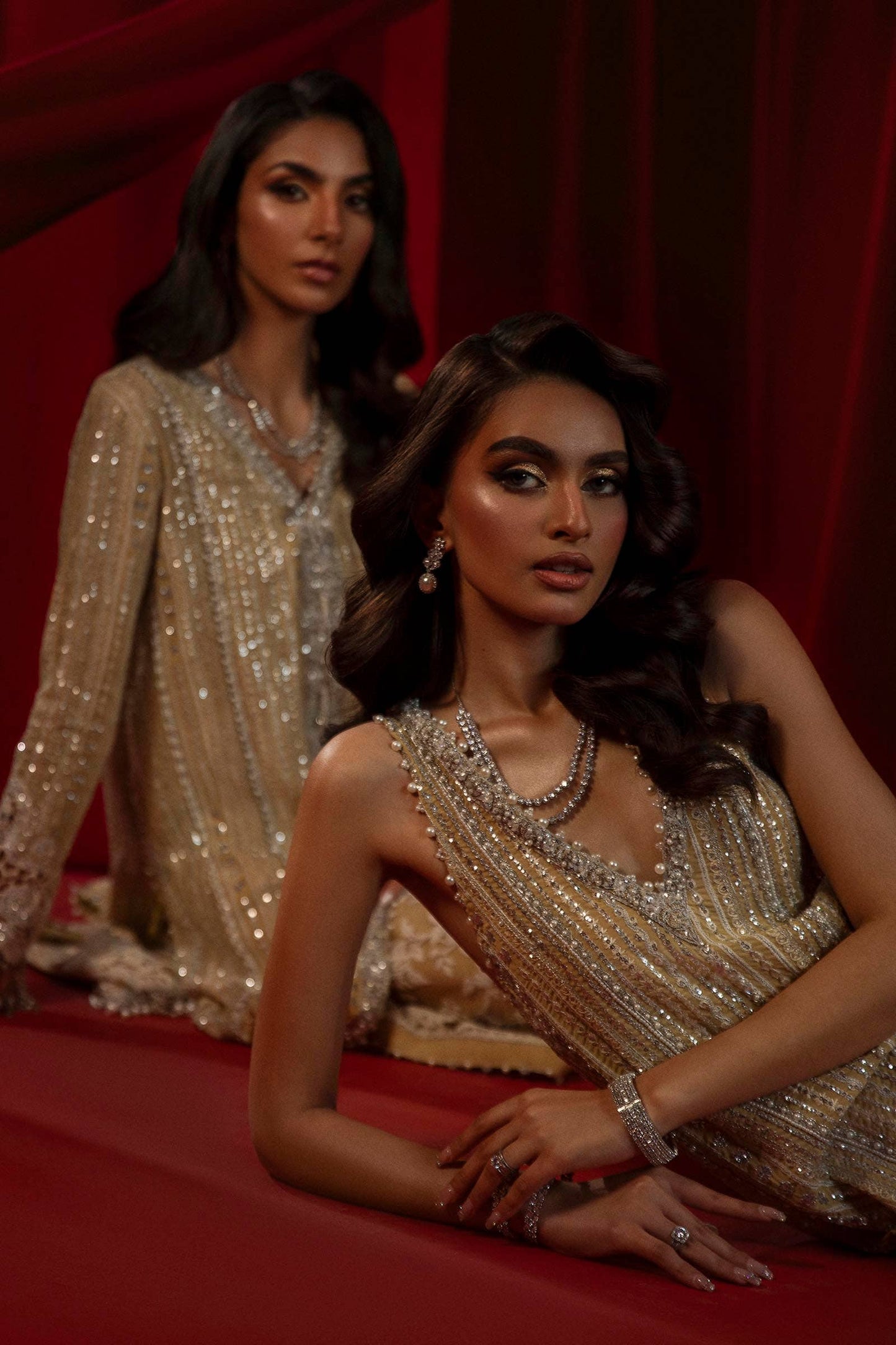 Sana Safinaz | Nura Festive 24 | N241-008-3CJ - Pakistani Designer Dress - by Sana Safinaz | Type: Bridal - 100% Original at Saira Sultan