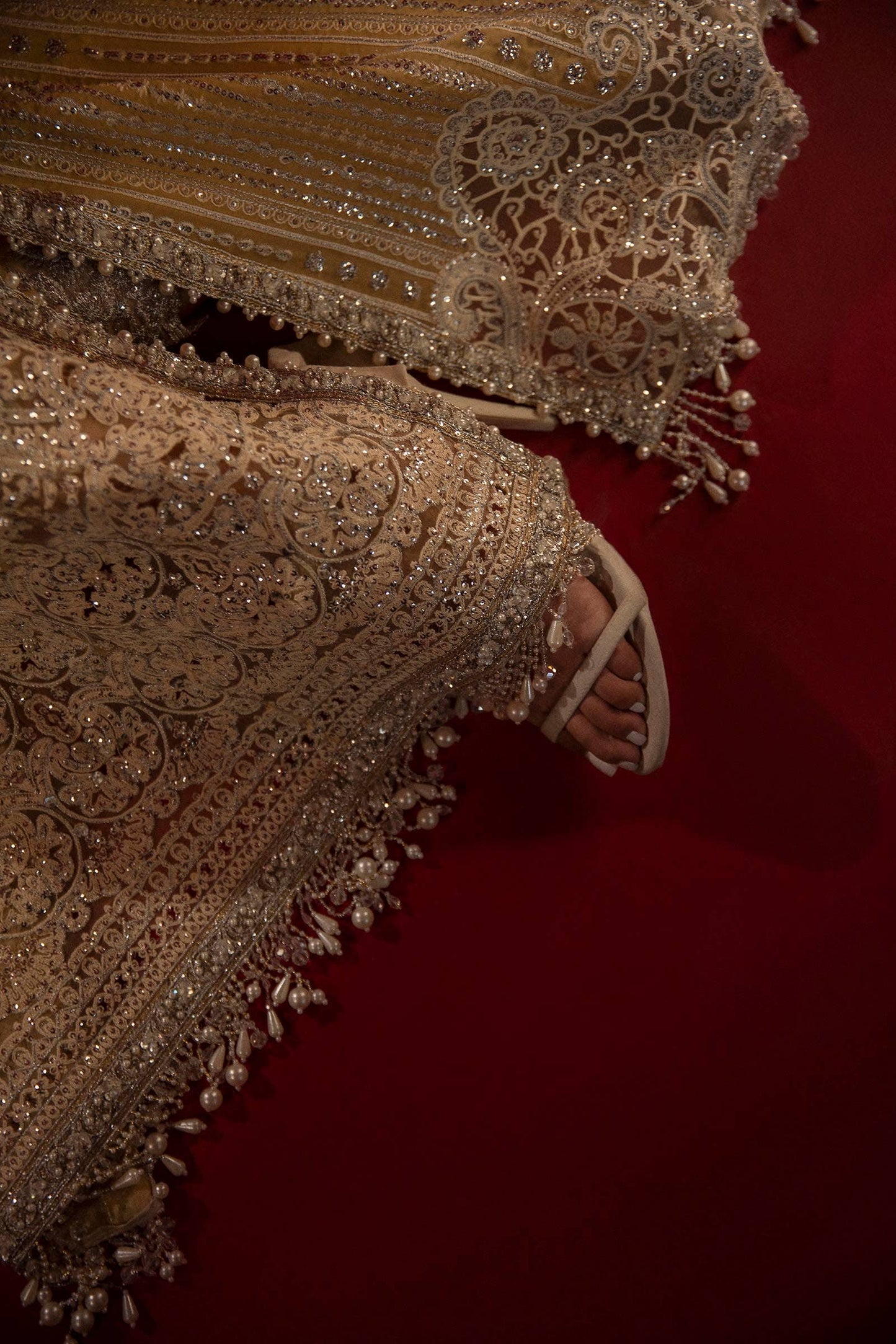 Sana Safinaz | Nura Festive 24 | N241-008-3CJ - Pakistani Designer Dress - by Sana Safinaz | Type: Bridal - 100% Original at Saira Sultan