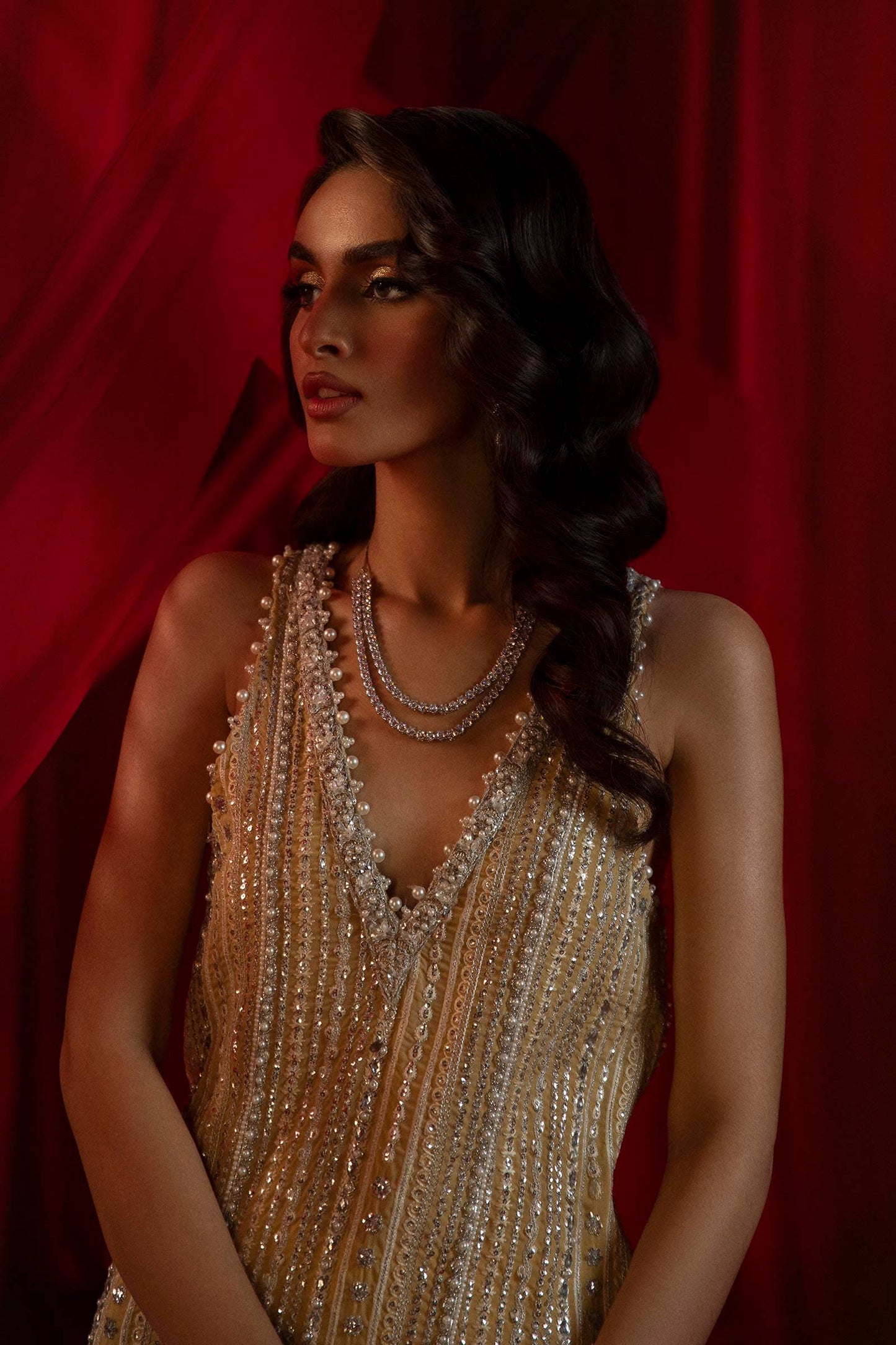 Sana Safinaz | Nura Festive 24 | N241-008-3CJ - Pakistani Designer Dress - by Sana Safinaz | Type: Bridal - 100% Original at Saira Sultan