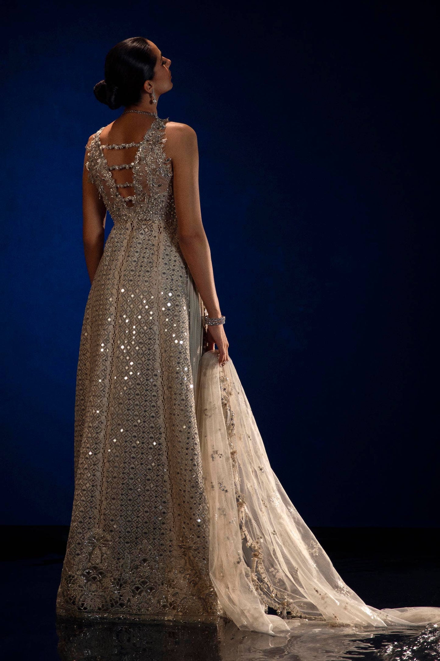 Sana Safinaz | Nura Festive 24 | N241-009-3CT - Pakistani Designer Dress - by Sana Safinaz | Type: Bridal - 100% Original at Saira Sultan