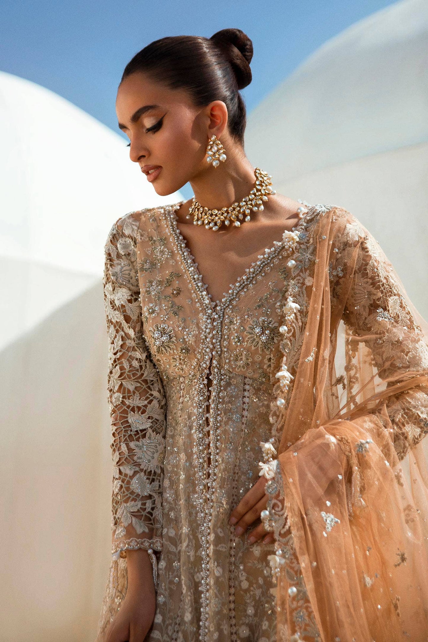 Sana Safinaz | Nura Festive 24 | N241-002-3CT - Pakistani Designer Dress - by Sana Safinaz | Type: Formal - 100% Original at Saira Sultan