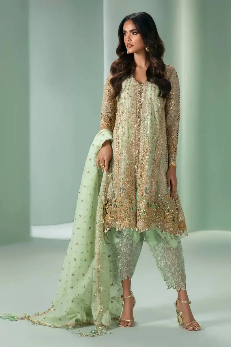 Sana Safinaz | Nura Festive 2023 | N233-007-CV - Pakistani Designer Dress - by Sana Safinaz | Type: Bridal - 100% Original at Saira Sultan