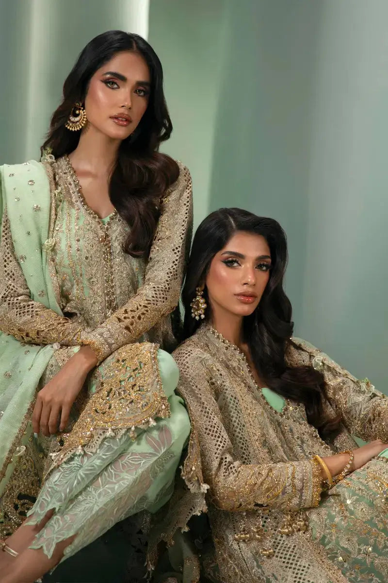 Sana Safinaz | Nura Festive 2023 | N233-007-CV - Pakistani Designer Dress - by Sana Safinaz | Type: Bridal - 100% Original at Saira Sultan