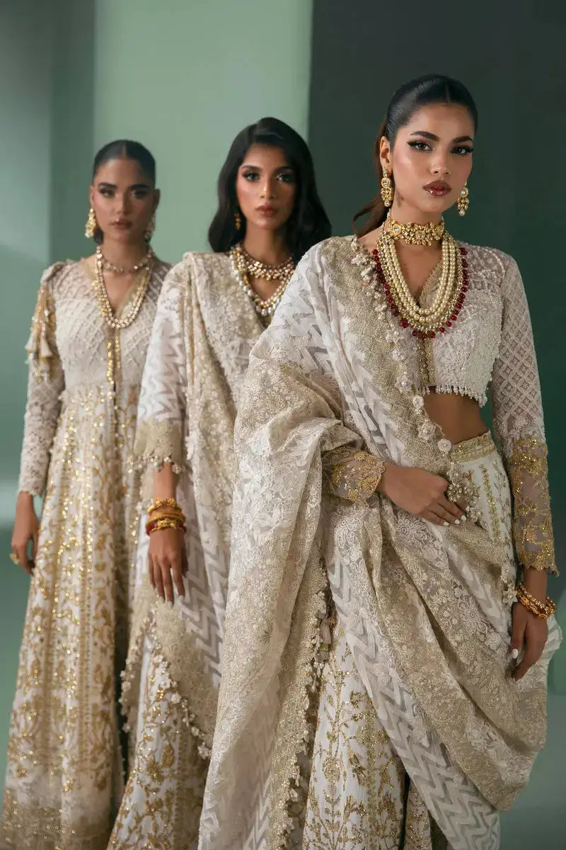 Sana Safinaz | Nura Festive 2023 | N233-003A-CL - Pakistani Designer Dress - by Sana Safinaz | Type: Bridal - 100% Original at Saira Sultan