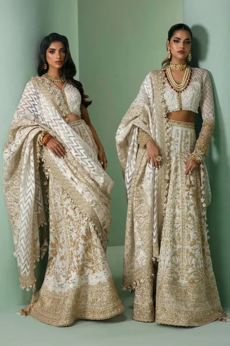 Sana Safinaz | Nura Festive 2023 | N233-003A-CL - Pakistani Designer Dress - by Sana Safinaz | Type: Bridal - 100% Original at Saira Sultan
