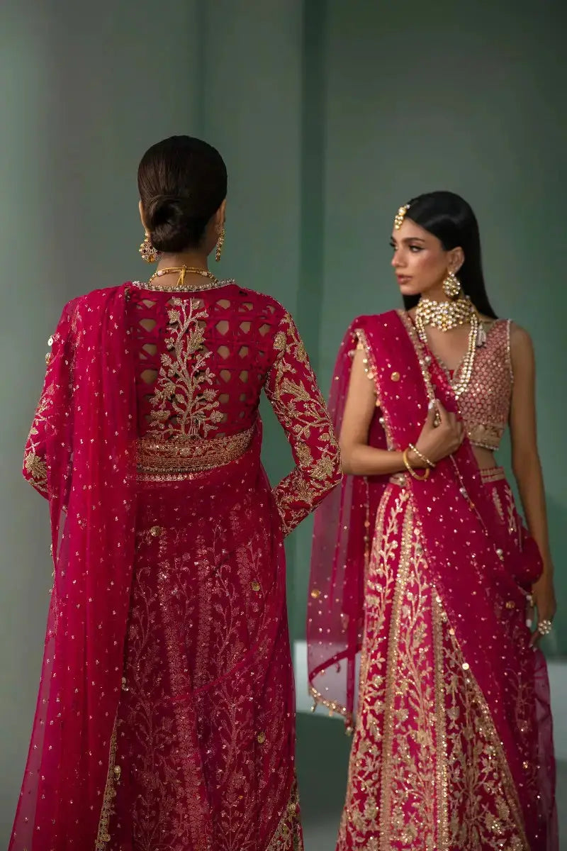 Sana Safinaz | Nura Festive 2023 | N233-004-CT - Pakistani Designer Dress - by Sana Safinaz | Type: Bridal - 100% Original at Saira Sultan