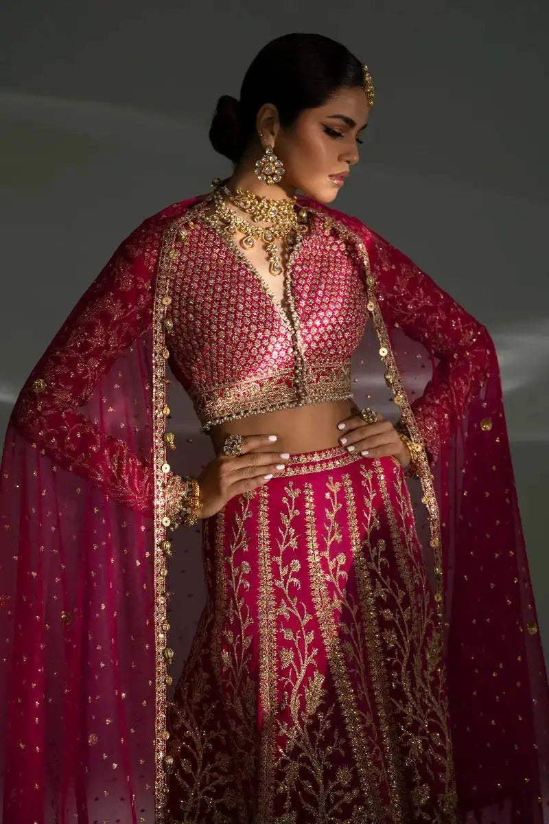 Sana Safinaz | Nura Festive 2023 | N233-004-CT - Pakistani Designer Dress - by Sana Safinaz | Type: Bridal - 100% Original at Saira Sultan