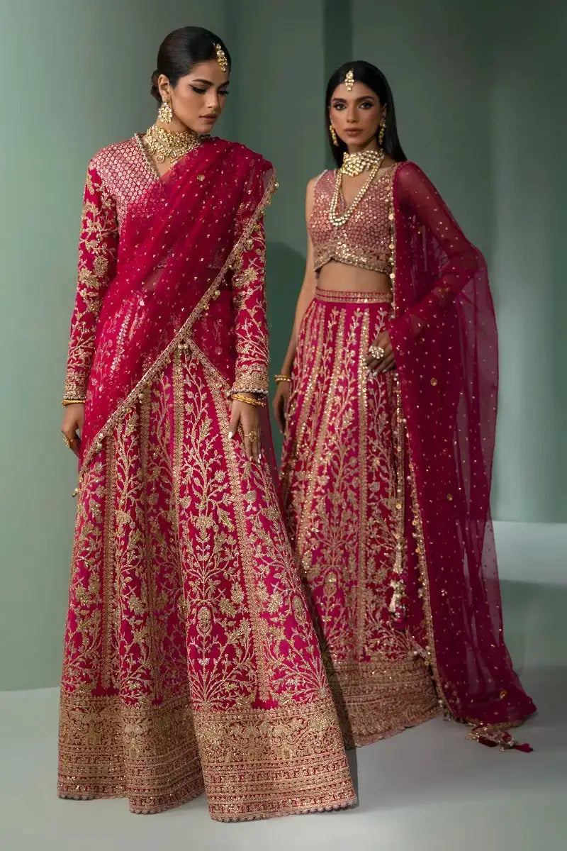 Sana Safinaz | Nura Festive 2023 | N233-004-CT - Pakistani Designer Dress - by Sana Safinaz | Type: Bridal - 100% Original at Saira Sultan