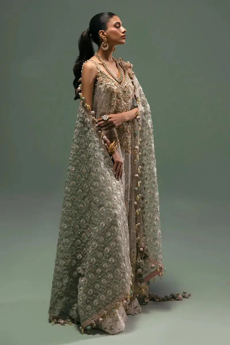 Sana Safinaz | Nura Festive 2023 | N233-005-CT - Pakistani Designer Dress - by Sana Safinaz | Type: Bridal - 100% Original at Saira Sultan