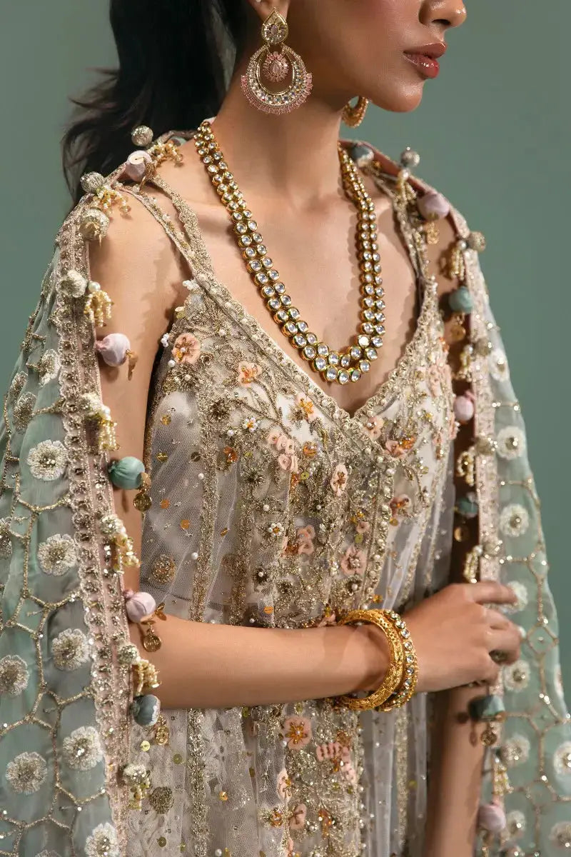 Sana Safinaz | Nura Festive 2023 | N233-005-CT - Pakistani Designer Dress - by Sana Safinaz | Type: Bridal - 100% Original at Saira Sultan