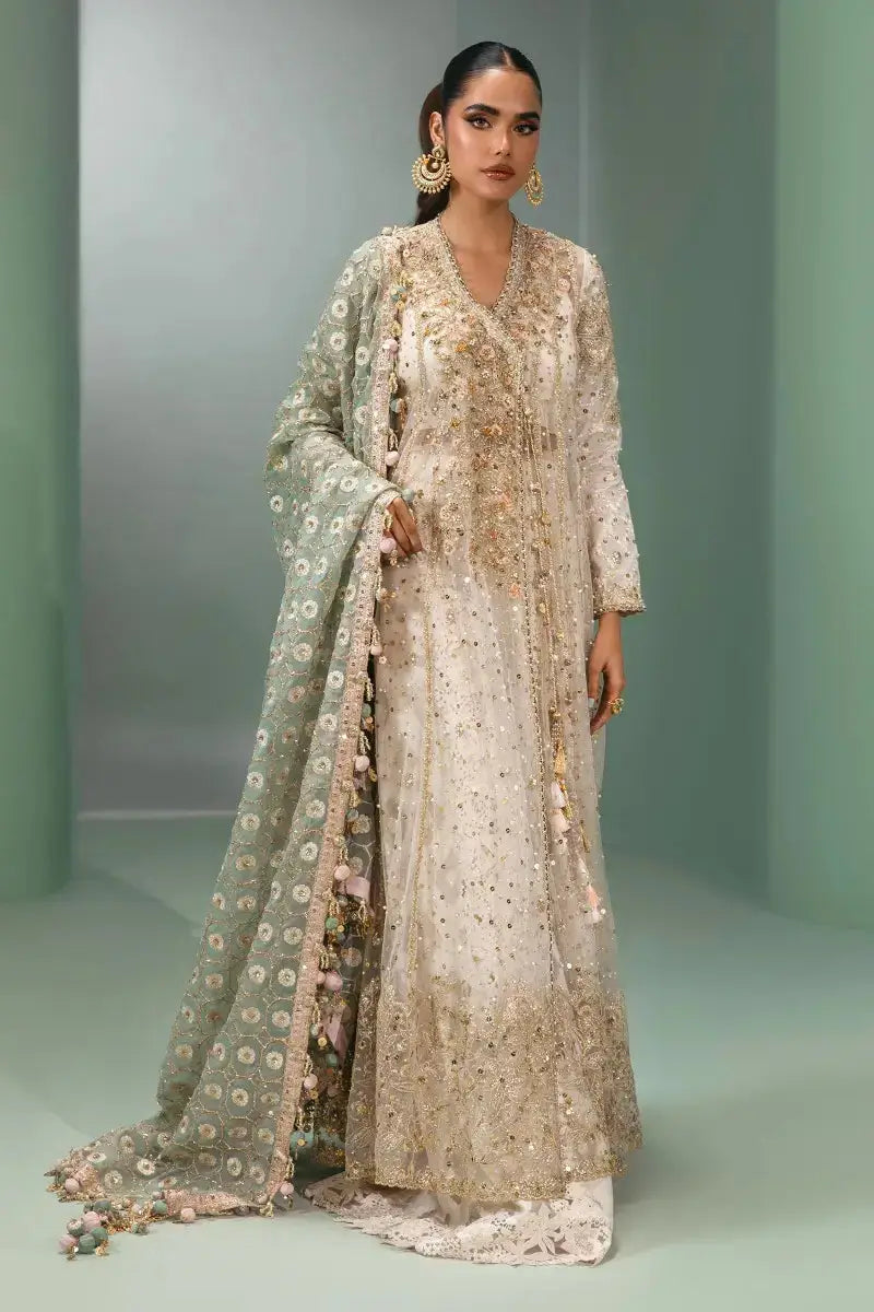 Sana Safinaz | Nura Festive 2023 | N233-005-CT - Pakistani Designer Dress - by Sana Safinaz | Type: Bridal - 100% Original at Saira Sultan