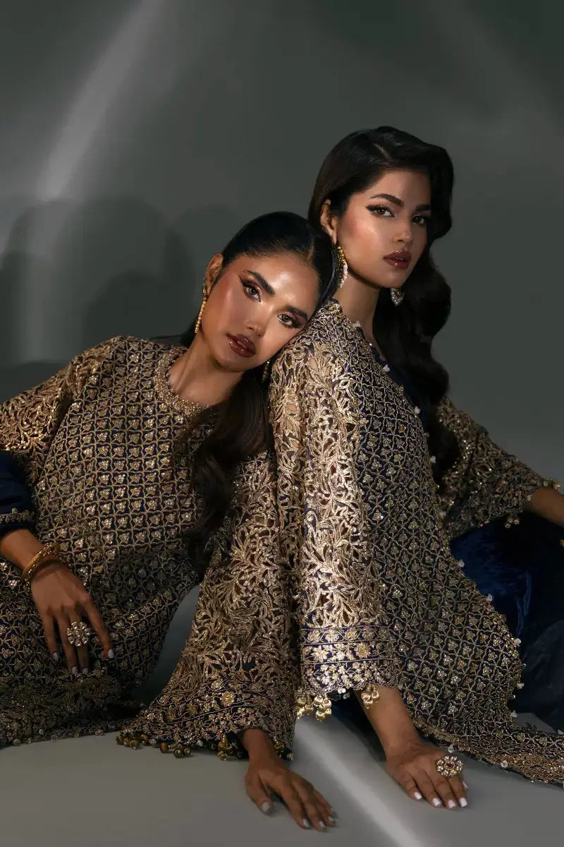 Sana Safinaz | Nura Festive 2023 | N233-006-CJ - Pakistani Designer Dress - by Sana Safinaz | Type: Bridal - 100% Original at Saira Sultan