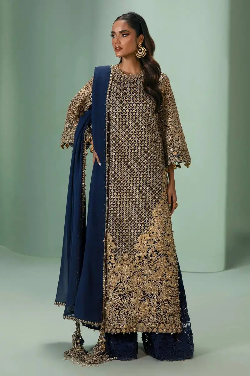 Sana Safinaz | Nura Festive 2023 | N233-006-CJ - Pakistani Designer Dress - by Sana Safinaz | Type: Bridal - 100% Original at Saira Sultan