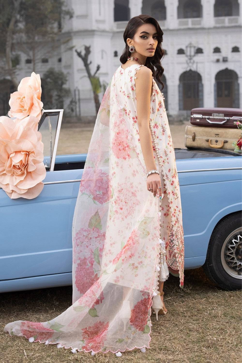 Ittehad | Embroidered Lawn | I-14 - Pakistani Designer Dress - by Ittehad | Type: Luxury - 100% Original at Saira Sultan