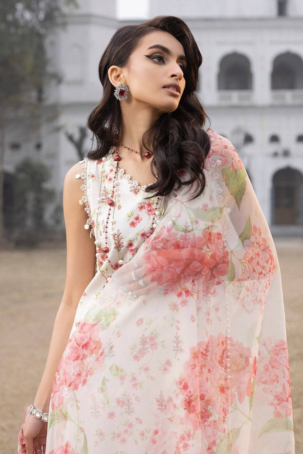 Ittehad | Embroidered Lawn | I-14 - Pakistani Designer Dress - by Ittehad | Type: Luxury - 100% Original at Saira Sultan