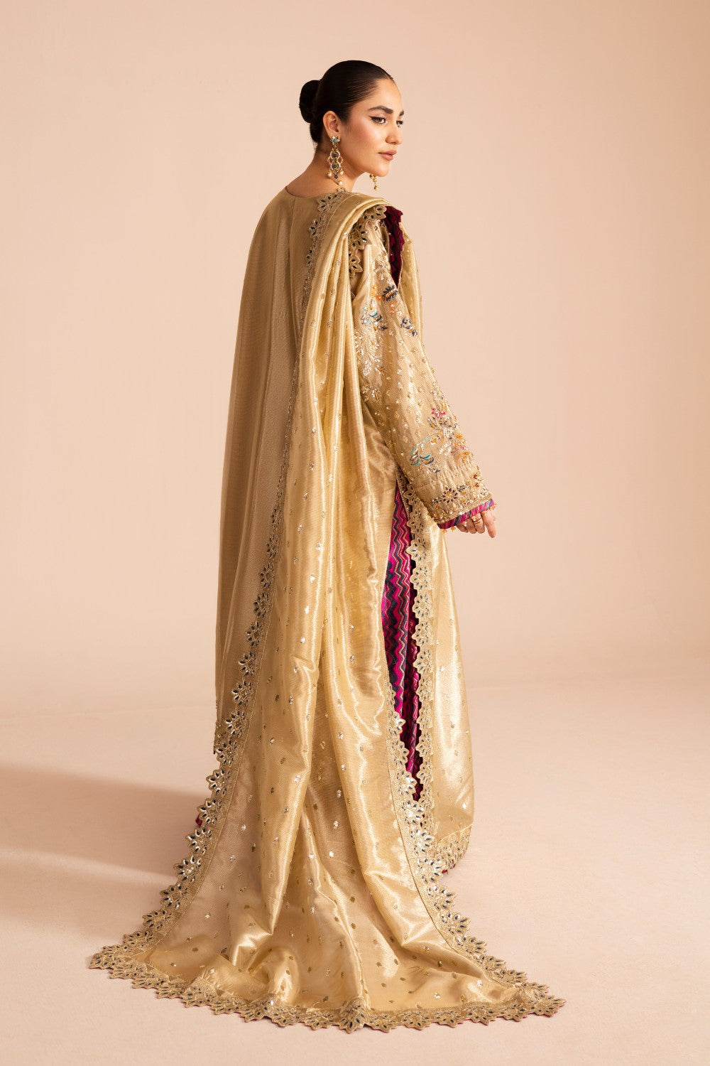 Maryum N Maria | Zircon Formals | SETAREH - MS40073 S Golden Line Tissue