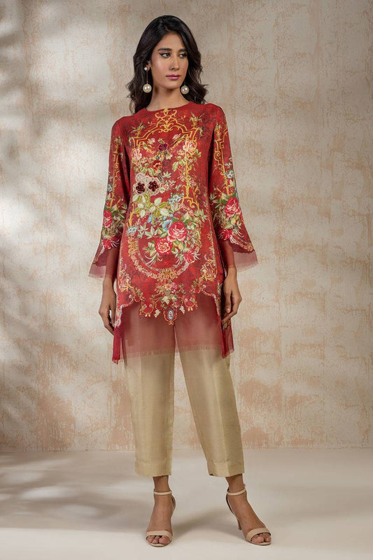 Shamaeel Ansari | Daily Pret Wear | ECK-19 - Pakistani Designer Dress - by Shamaeel Ansari | Type: Luxury - 100% Original at Saira Sultan