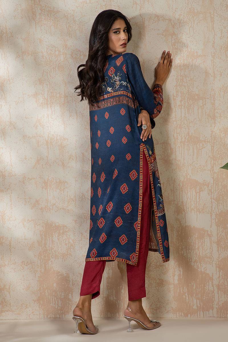 Shamaeel Ansari | Daily Pret Wear | ECK-23 - Pakistani Designer Dress - by Shamaeel Ansari | Type: Luxury - 100% Original at Saira Sultan