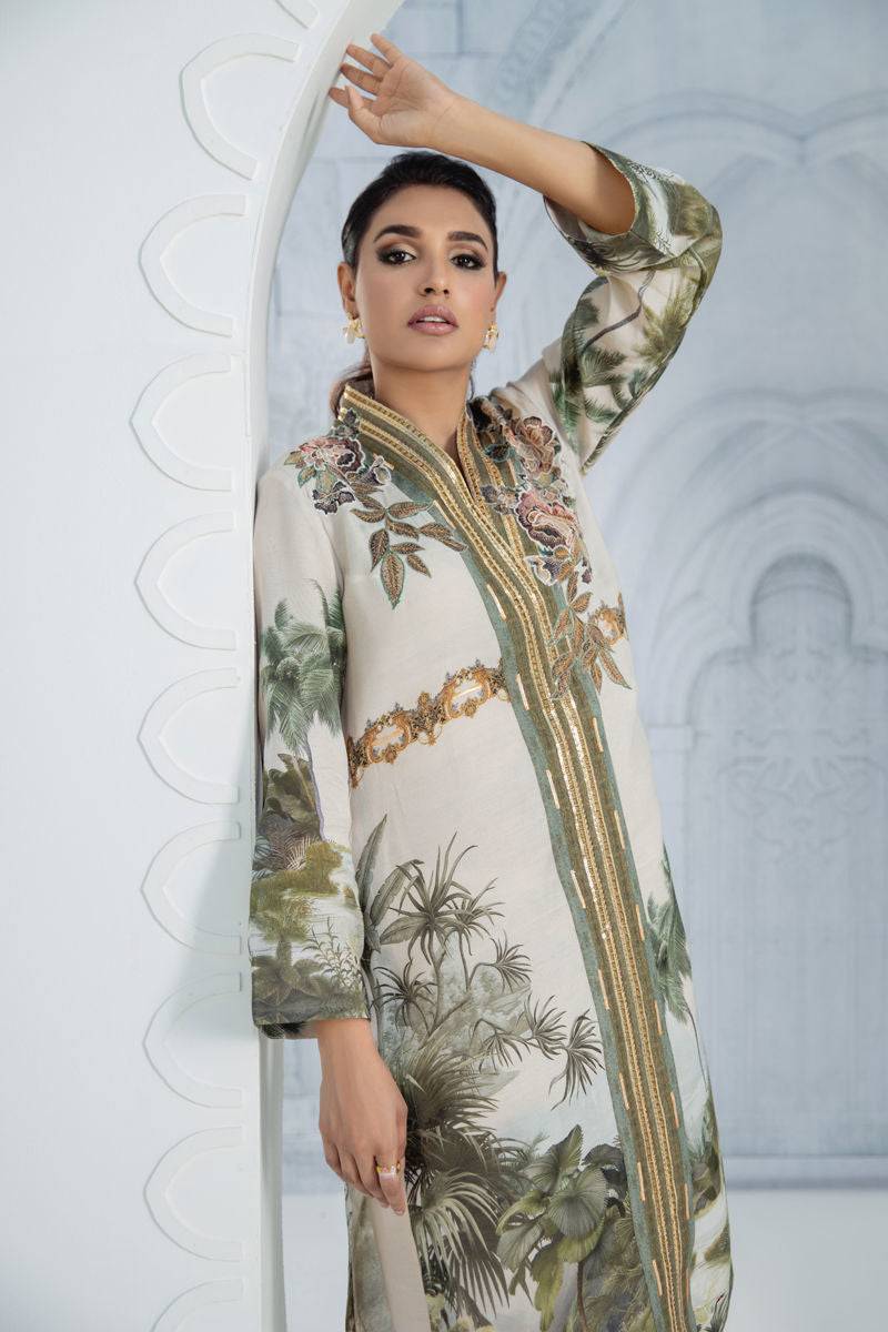 Shamaeel Ansari | Daily Pret Wear | ECK - 03 - Pakistani Designer Dress - by Shamaeel Ansari | Type: Luxury - 100% Original at Saira Sultan