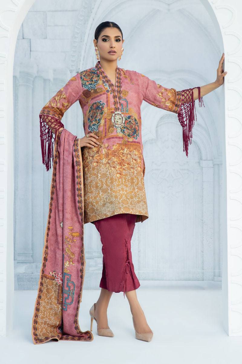 Shamaeel Ansari | Daily Pret Wear | ECK - 05 - Pakistani Designer Dress - by Shamaeel Ansari | Type: Luxury - 100% Original at Saira Sultan