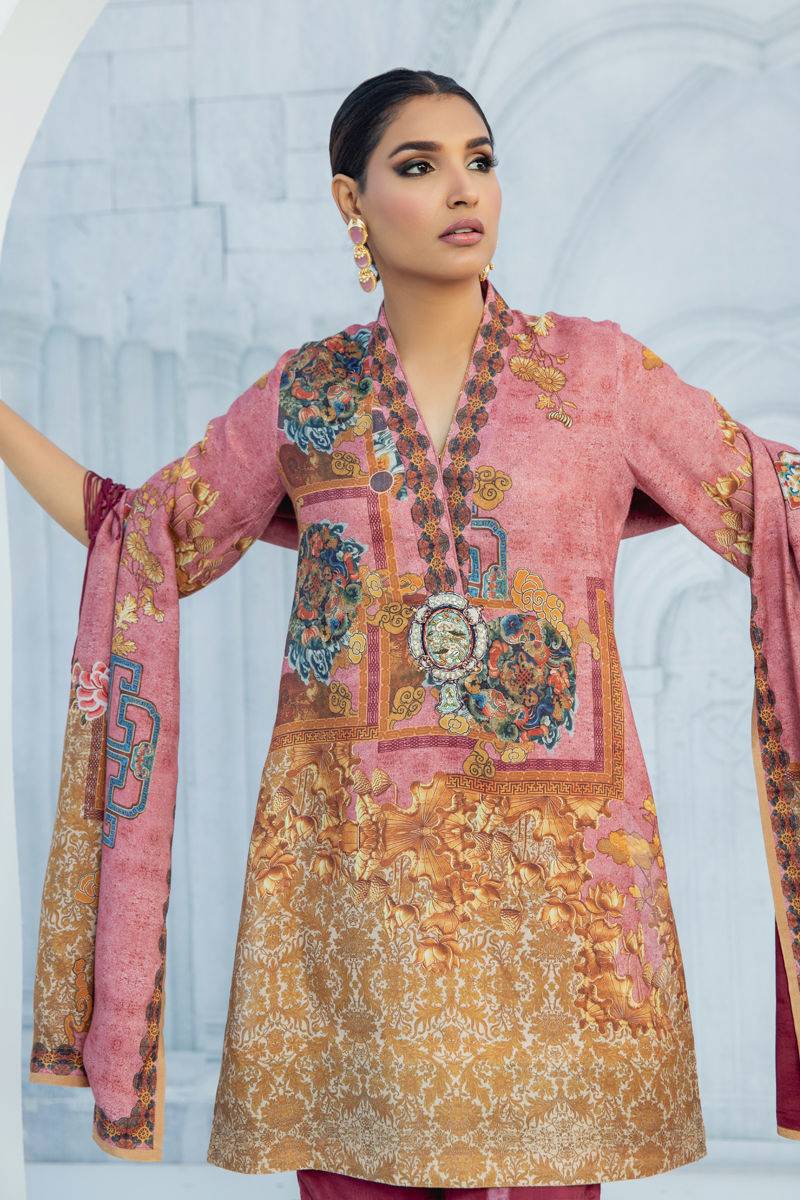 Shamaeel Ansari | Daily Pret Wear | ECK - 05 - Pakistani Designer Dress - by Shamaeel Ansari | Type: Luxury - 100% Original at Saira Sultan