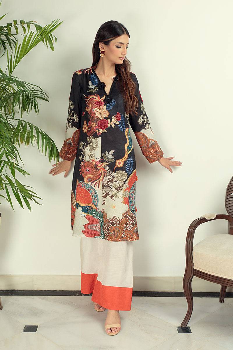 Shamaeel Ansari | Daily Pret Wear | ECK-10 - Pakistani Designer Dress - by Shamaeel Ansari | Type: Luxury - 100% Original at Saira Sultan