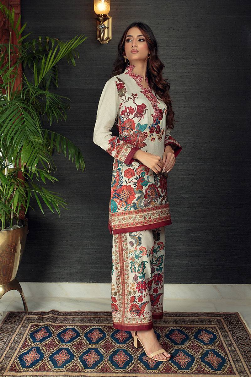 Shamaeel Ansari | Daily Pret Wear | ECK-08 - Pakistani Designer Dress - by Shamaeel Ansari | Type: Luxury - 100% Original at Saira Sultan
