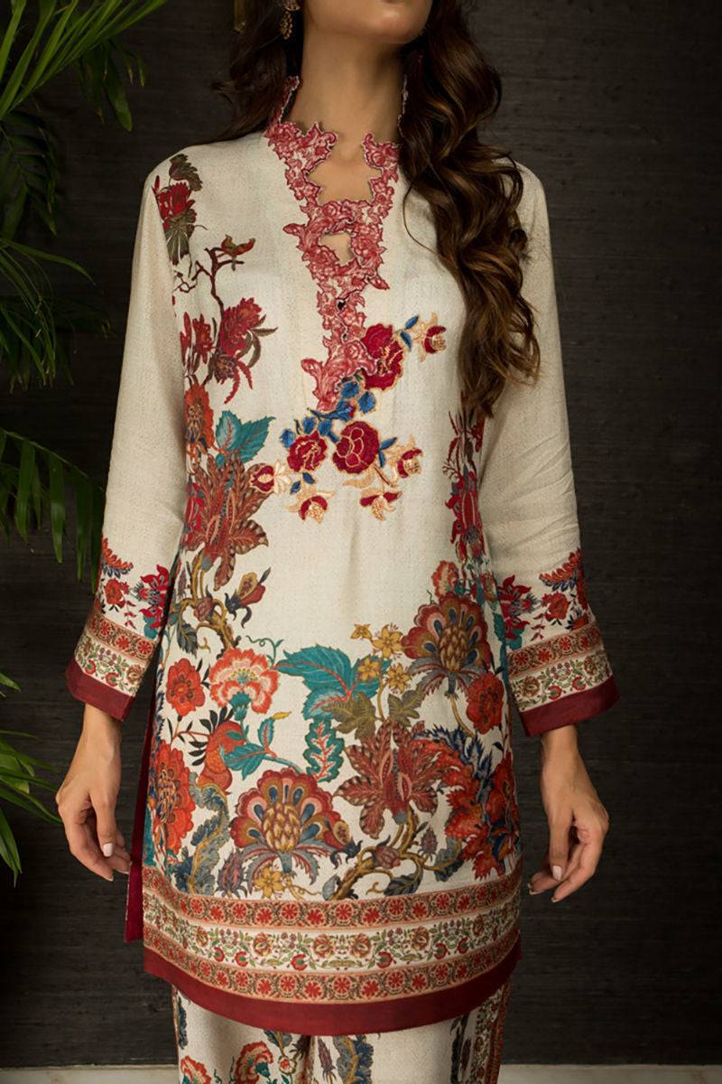 Shamaeel Ansari | Daily Pret Wear | ECK-08 - Pakistani Designer Dress - by Shamaeel Ansari | Type: Luxury - 100% Original at Saira Sultan