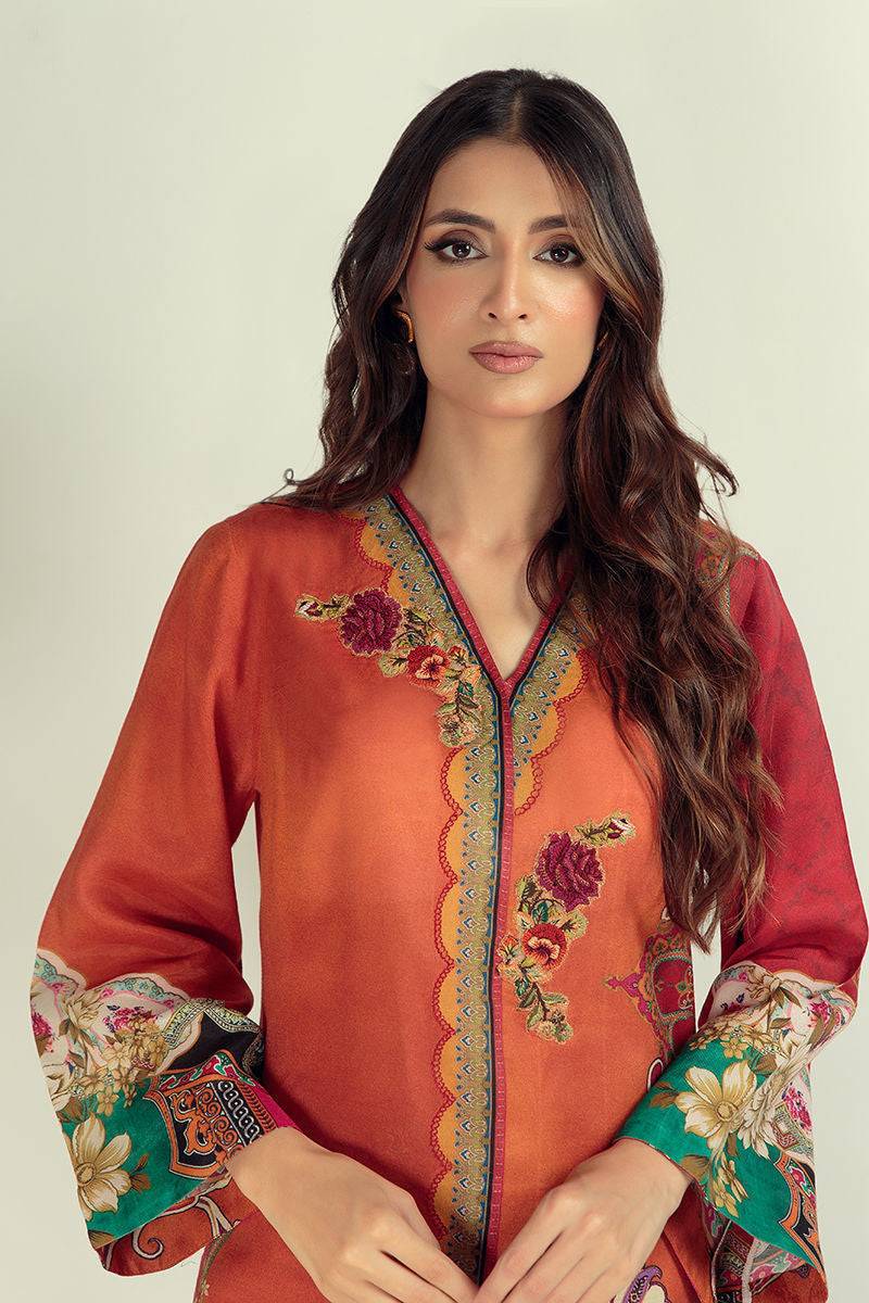 Shamaeel Ansari | Daily Pret Wear | ECK-07 - Pakistani Designer Dress - by Shamaeel Ansari | Type: Luxury - 100% Original at Saira Sultan