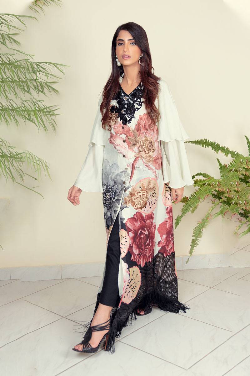 Shamaeel Ansari | Daily Pret Wear | ECK - 13 - Pakistani Designer Dress - by Shamaeel Ansari | Type: Luxury - 100% Original at Saira Sultan